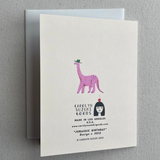 Jurassic Birthday Card