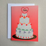 Fruitcake Wedding Card