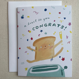Toast Congrats Card