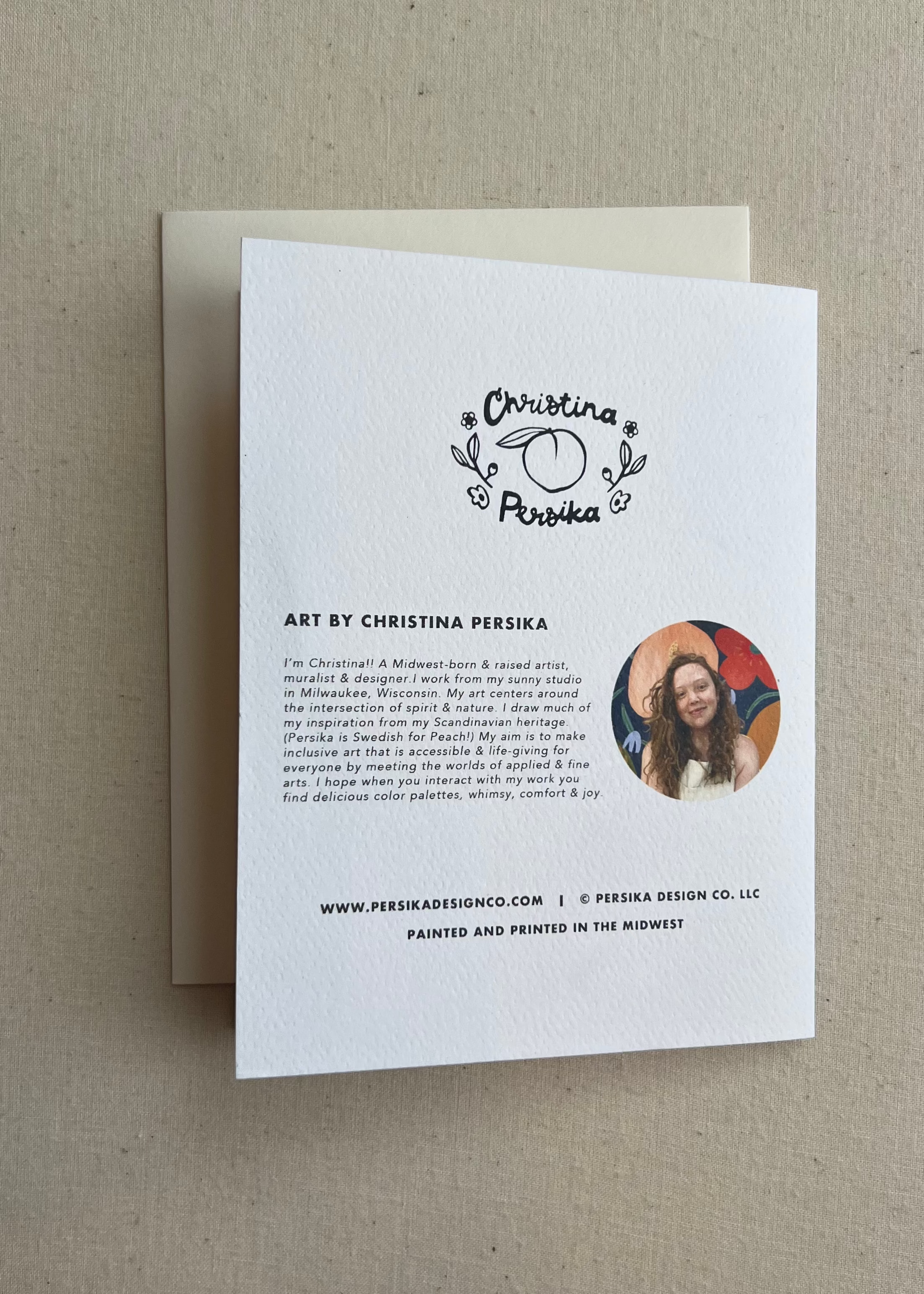 I'm Here Sympathy Card