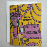 Happy Birthday Cake Card