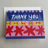 Blue Thank You Card
