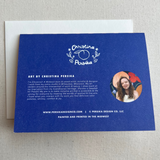 Blue Thank You Card