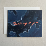Thinking Of You Night Sky Card