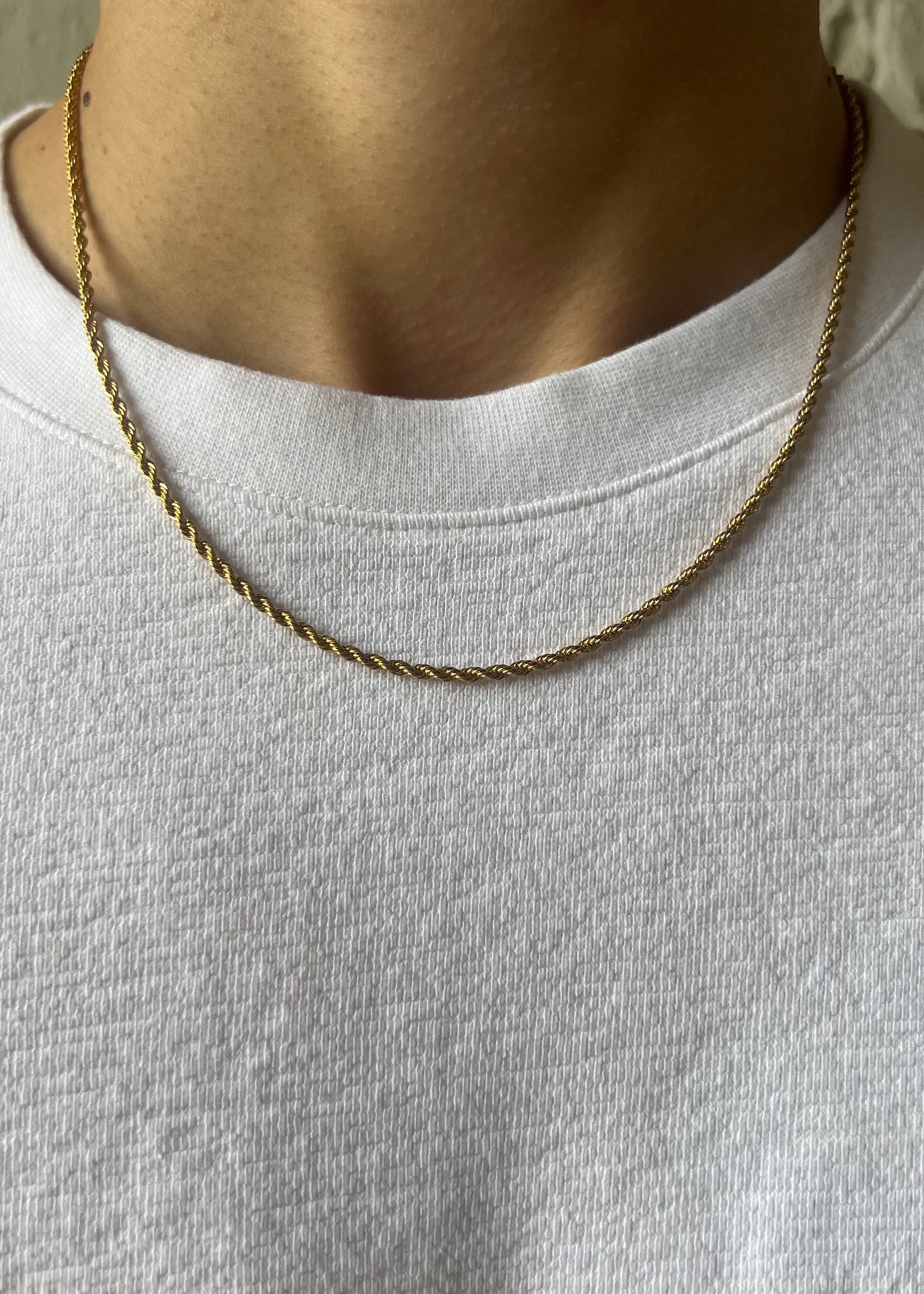 Short Rope Chain - Gold