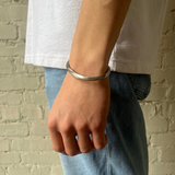 Diamond Top Cuff - Steel