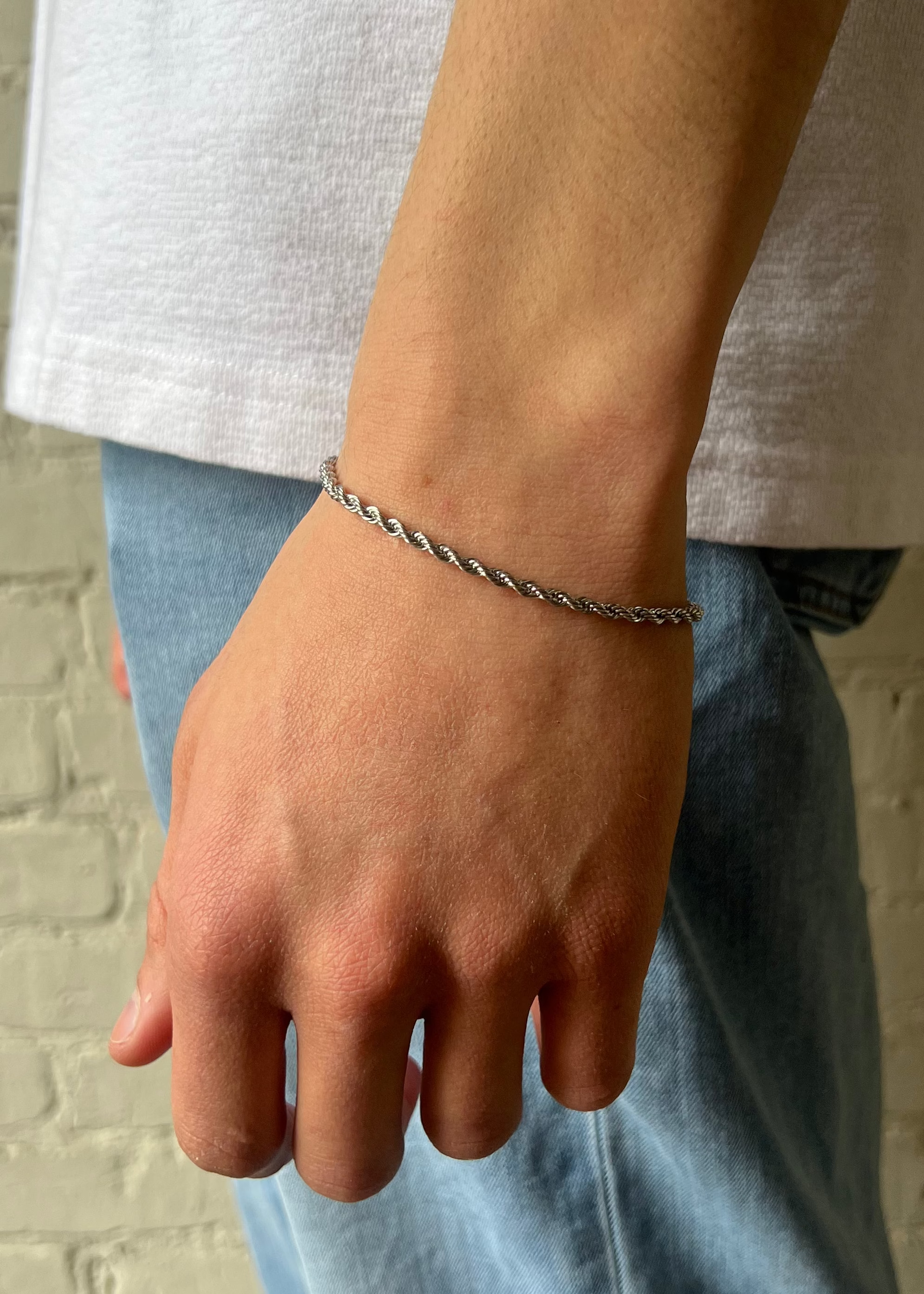 Thin Rope Chain - Steel