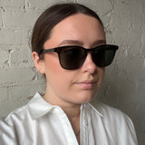 Alvez Sunglasses - Recycled Black / Green
