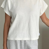 Jeanne Tee - White Cotton