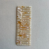 No. 2 Hair Comb - Sea Shell Checker