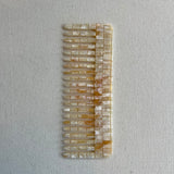 No. 2 Hair Comb - Sea Shell Checker