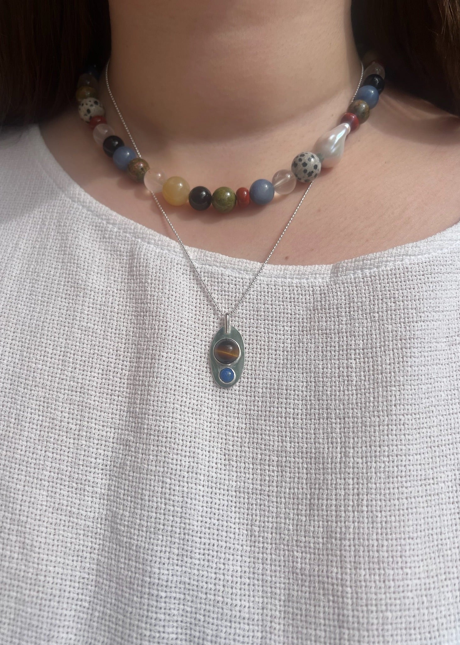 Tigers Eye Pendant Necklace