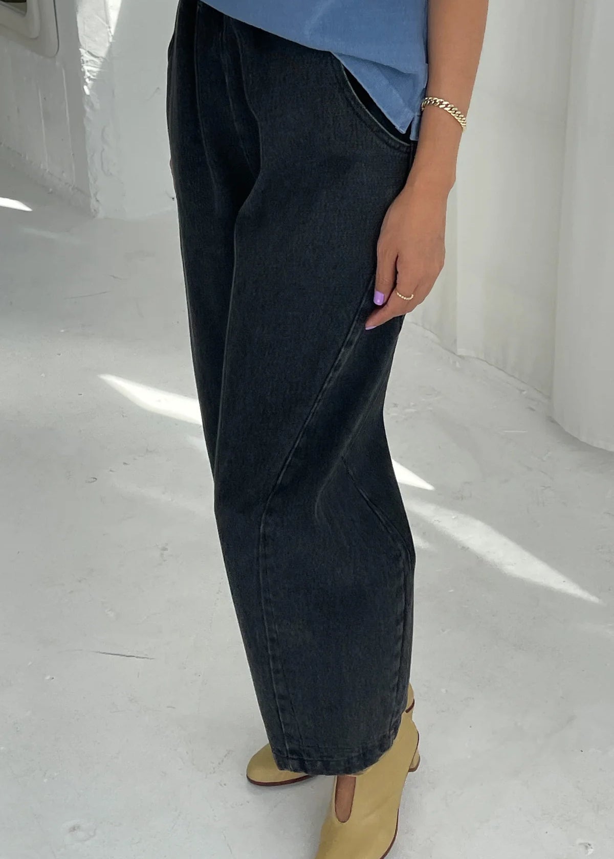 Arc Pants - Black Denim