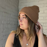 Beechfield Cuffed Beanie - Biscuit
