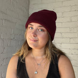 Beechfield Cuffed Beanie - Burgundy