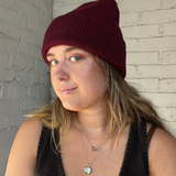 Beechfield Cuffed Beanie - Burgundy