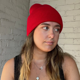 Beechfield Cuffed Beanie - Classic Red