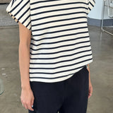 Manon Tee - Navy Stripe