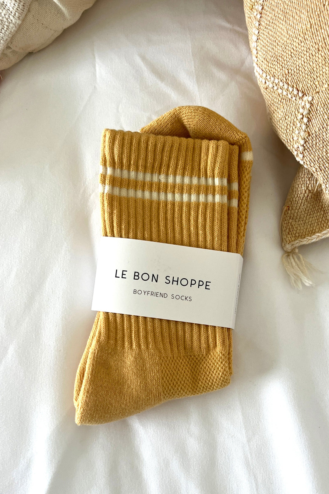 Boyfriend Socks - Butter