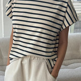 Manon Tee - Navy Stripe