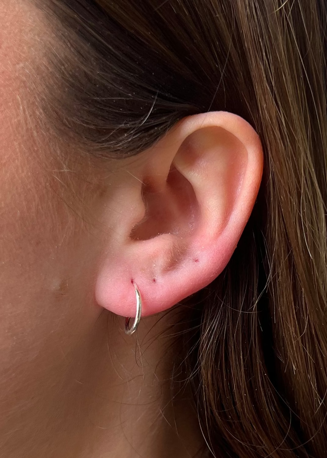 Goldi 14mm Hoops - Silver