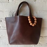Big Perlen Keychain - Short Mocca