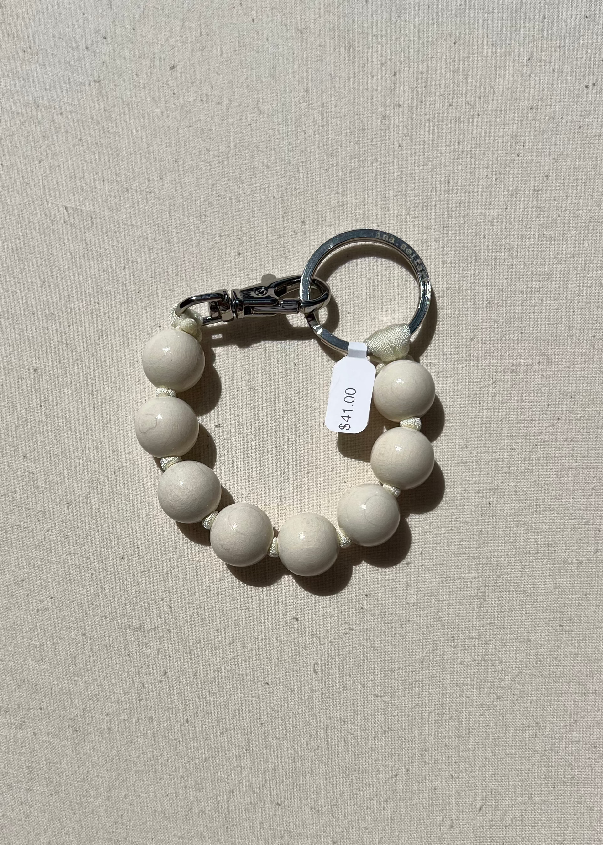 Big Perlen Keychain - Short Opal