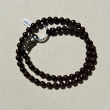 Long Perlen Keychain - Brown / Black