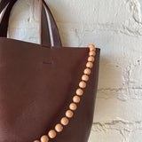 Long Perlen Keychain - Mocca / Navy