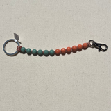 Short Perlen Keychain - Lax / Salvia