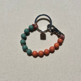 Short Perlen Keychain - Lax / Salvia