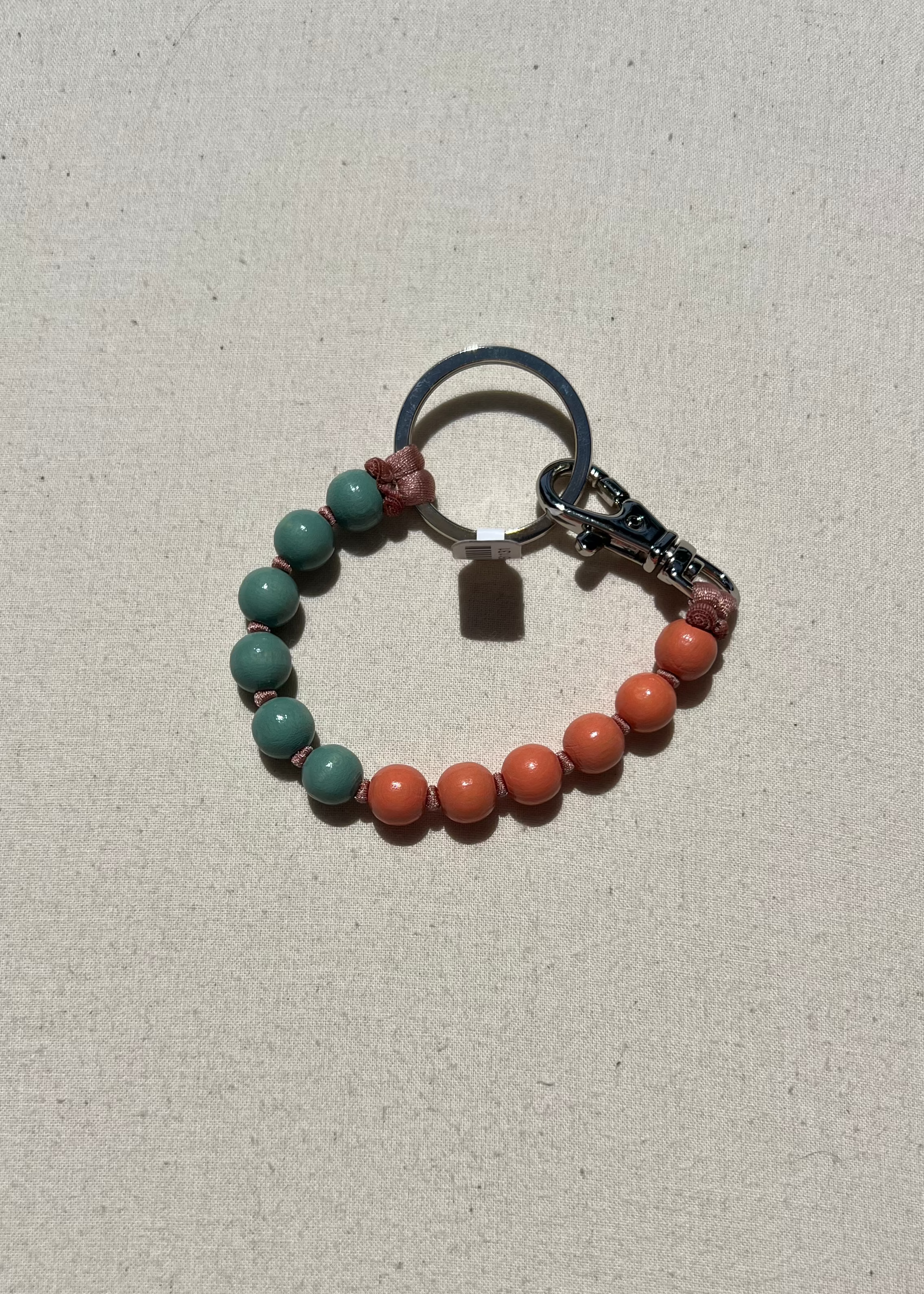 Short Perlen Keychain - Lax / Salvia