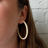 Large Hoops - Ivory