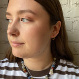 Flat Square Hoops - Gold