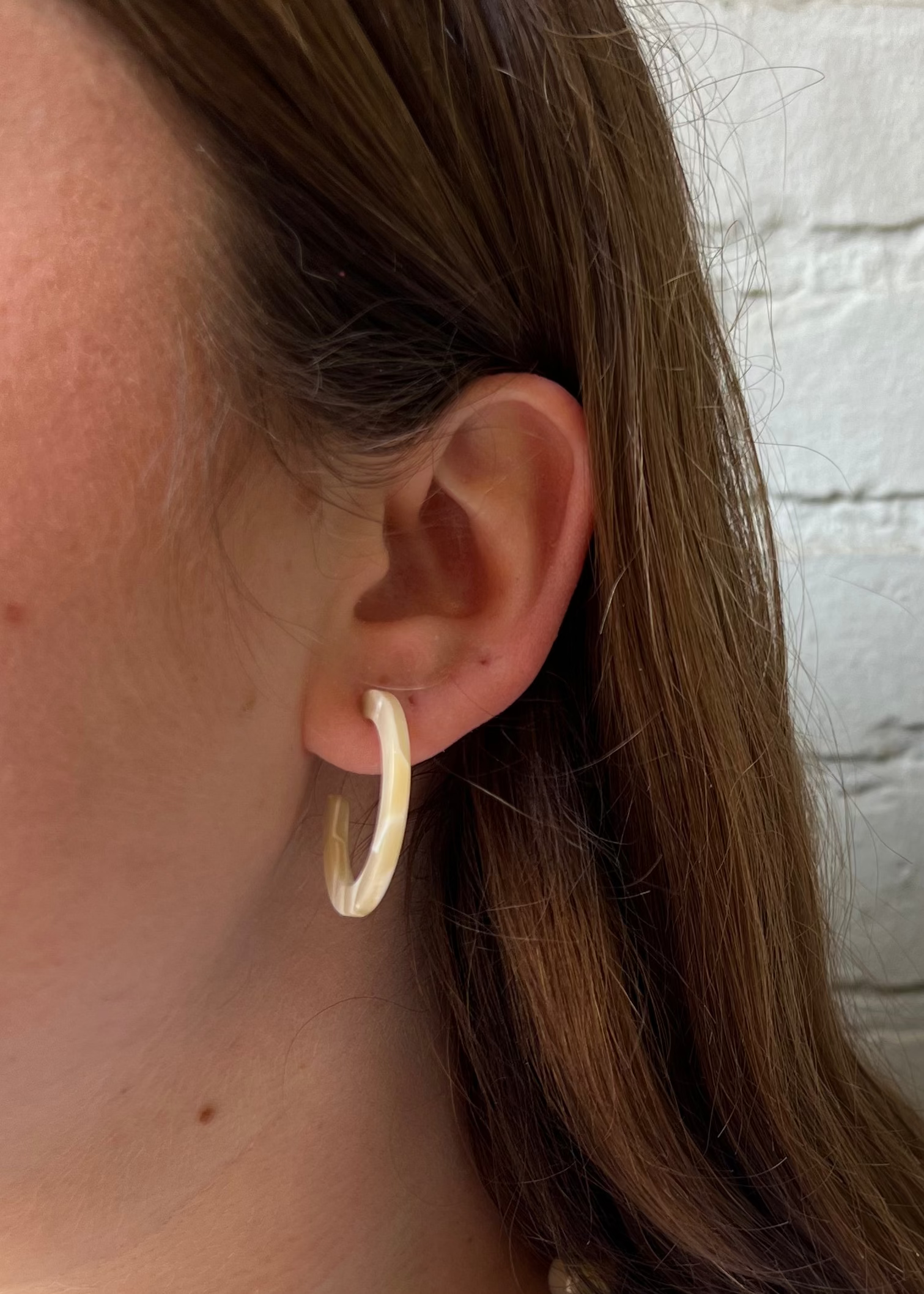 Mini Hoops - Sand Shell