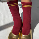 Boyfriend Socks - Cardinal