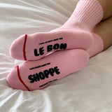 Hugger Socks - Pink / Black