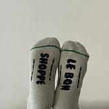Hugger Socks - Ht Grey / Black