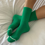 Hugger Socks - Kelly / Black