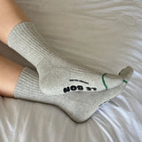 Hugger Socks - Ht Grey / Black