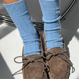 Classic Cashmere Socks - Bluebell