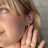 Chunky Dazzle Hoops - CZ