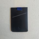 Card Sleeve - Charcoal / Cobalt