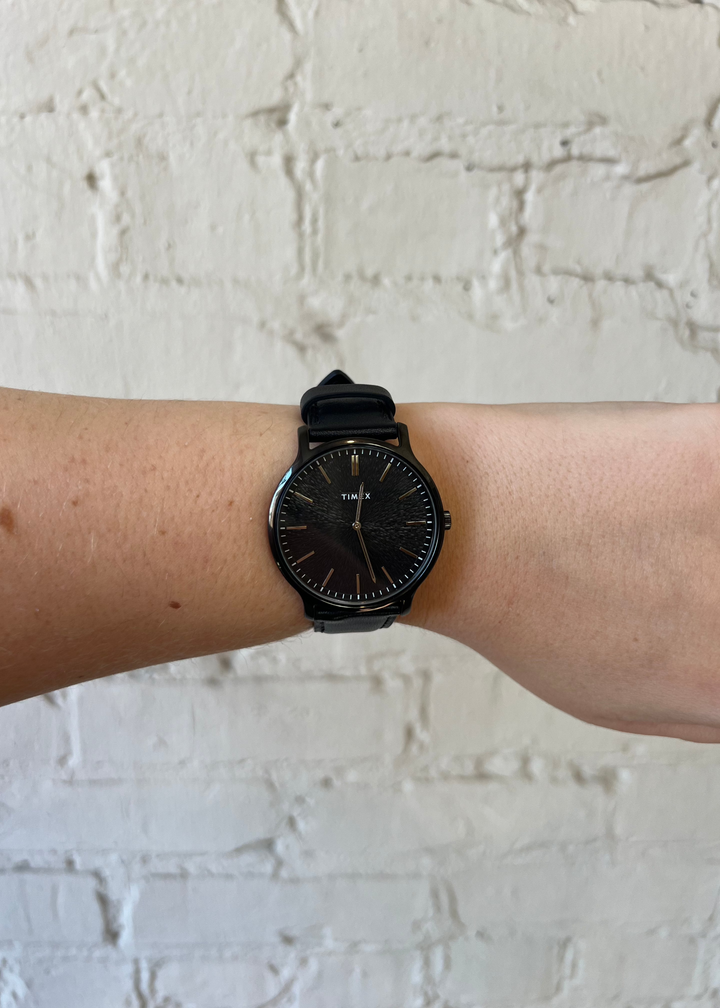 Gallery 40mm Watch - Black/ Black/ Black