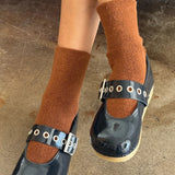 Cloud Socks - Sepia