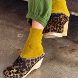 Cloud Socks - Green Olive