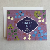Thank You Floral Card