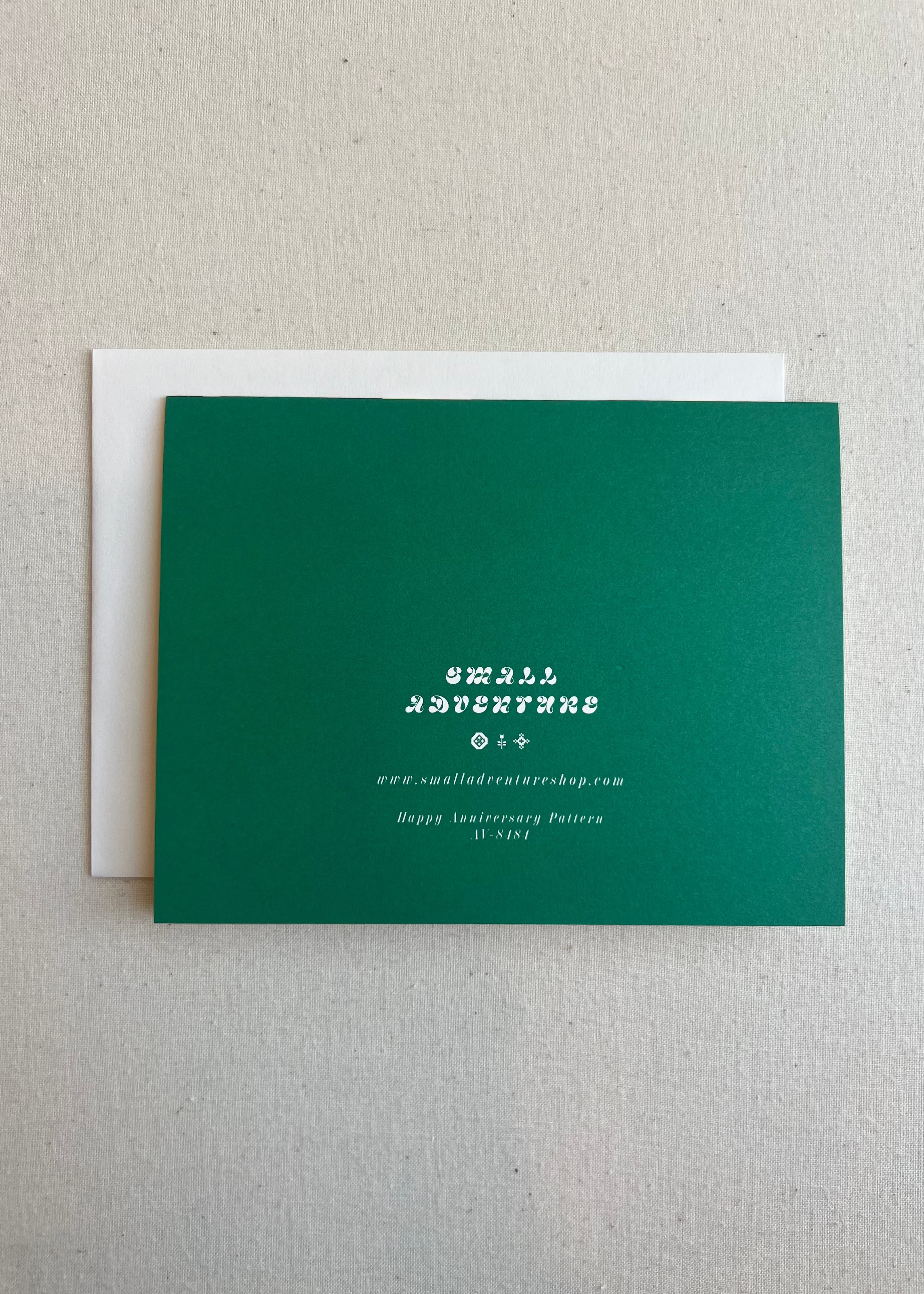 Happy Anniversary Pattern Card