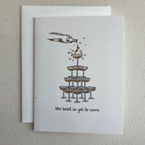 Champagne Tower Card