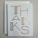 Thank You Gold Card